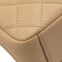 Caviar Quilted CC Filigree Wallet On Chain WOC in Beige