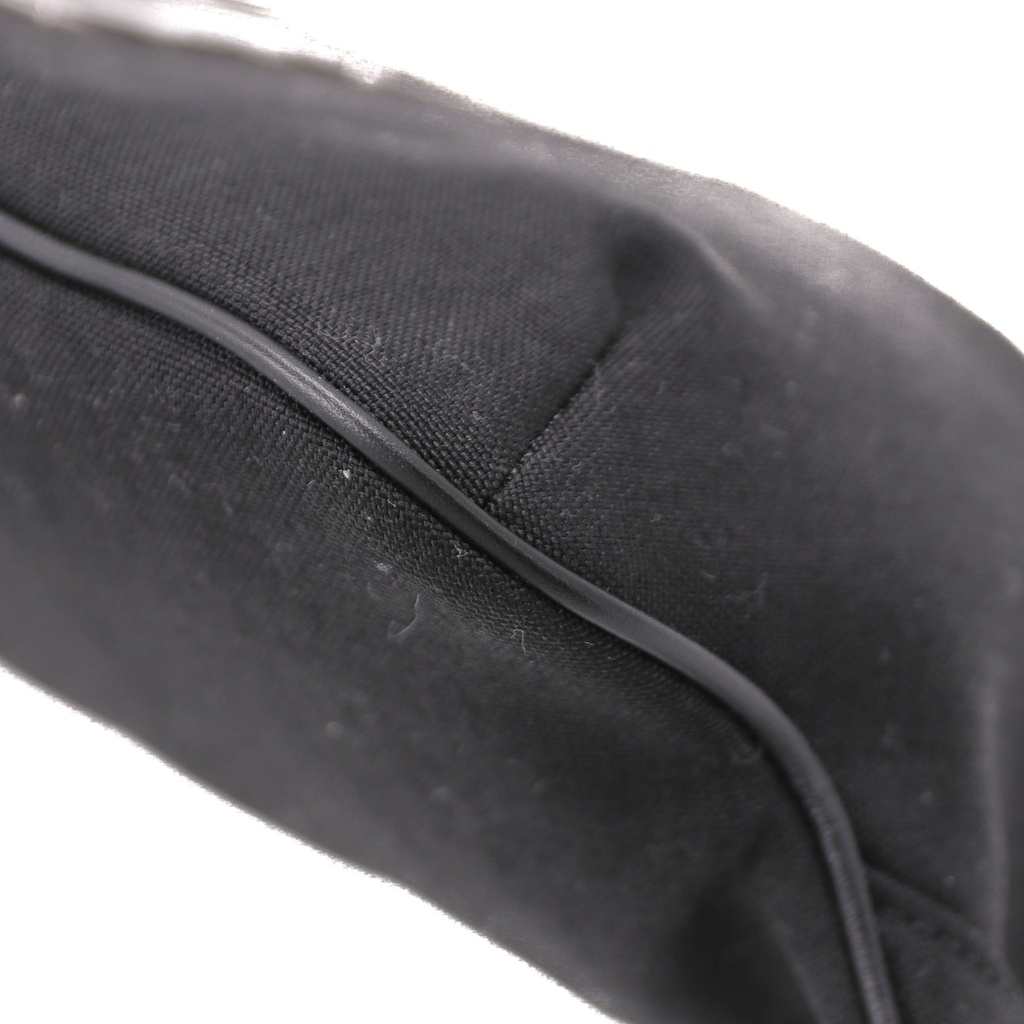 Yves Saint Laurent Cassandre Belt Bag in Black Textile