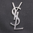 Yves Saint Laurent Cassandre Belt Bag in Black Textile