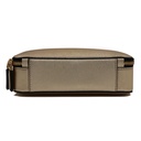 Prada Saffiano Travel Small Brique Crossbody Bag in Gold