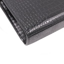 Yves Saint Laurent Black Croc Embossed Leather Medium Kate Tassel Shoulder Bag