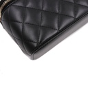 Chanel CC Logo Lambskin Vanity Case Bag  