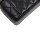 Chanel CC Logo Lambskin Vanity Case Bag  
