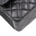 Chanel Classic Double Flap Lambskin Bag Black 