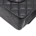 Chanel Classic Double Flap Lambskin Bag Black 