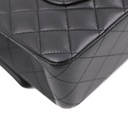 Chanel Classic Double Flap Lambskin Bag Black 