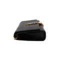 Yves Saint Laurent Black Croc Embossed Leather Medium Kate Tassel Shoulder Bag