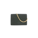 Gucci GG Marmont Matelasse Velvet WOC in Velvet Black