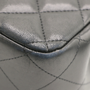 Chanel Classic Jumbo Double Flap in Black Lambskin and Silver Hardware