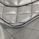 Chanel Classic Jumbo Double Flap in Black Lambskin and Silver Hardware