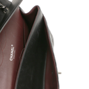 Chanel Classic Jumbo Double Flap in Black Lambskin and Silver Hardware