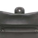 Chanel Classic Jumbo Double Flap in Black Lambskin and Silver Hardware