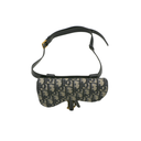 Christian Dior Oblique Saddle Blue Belt Bag