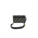 Christian Dior Oblique Saddle Blue Belt Bag