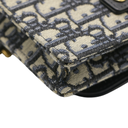 Christian Dior Oblique Saddle Blue Belt Bag