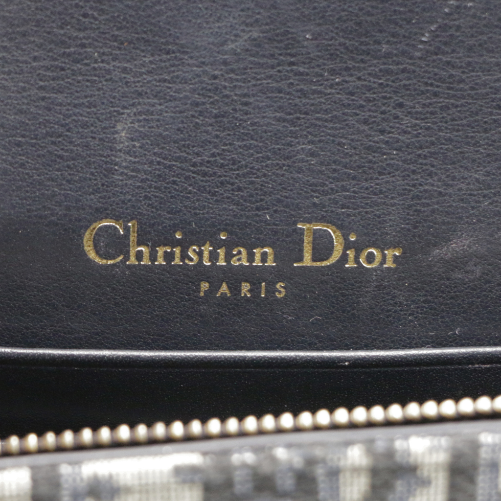 Christian Dior Oblique Saddle Blue Belt Bag