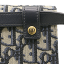 Christian Dior Oblique Saddle Blue Belt Bag