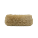 Yves Saint Laurent LouLou Puffer Shearling Shoulder Bag Beige