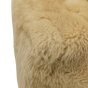 Yves Saint Laurent LouLou Puffer Shearling Shoulder Bag Beige