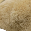 Yves Saint Laurent LouLou Puffer Shearling Shoulder Bag Beige