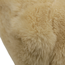 Yves Saint Laurent LouLou Puffer Shearling Shoulder Bag Beige