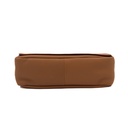 Prada Saffiano Leather Flap Shoulder Bag in Beige