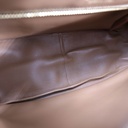 Prada Saffiano Leather Flap Shoulder Bag in Beige