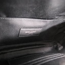 Yves Saint Laurent Cassandre Belt Bag in Black Textile