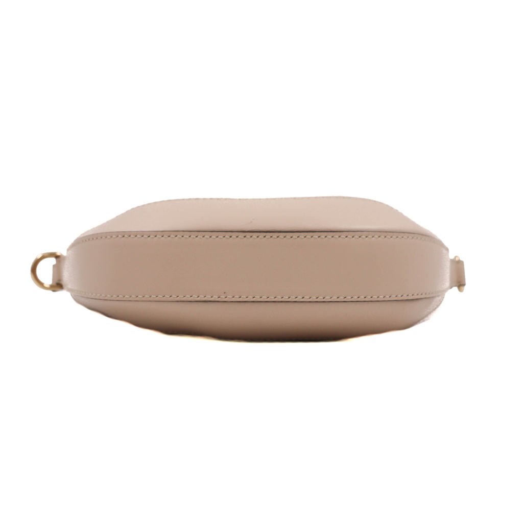 Prada Smooth Leather Mini Shoulder Bag in Beige