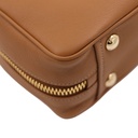 Prada Saffiano Lux Small Bowle Bag in Beige