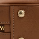 Prada Saffiano Lux Small Bowle Bag in Beige