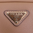 Prada Saffiano Lux Small Bowle Bag in Beige