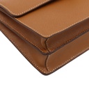 Prada Saffiano Leather Mini Crossbody Bag in Beige