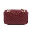 Gucci GG Marmon Leather In Burgundy 446744