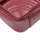 Gucci GG Marmon Leather In Burgundy 446744