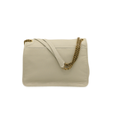 Yves Saint Laurent Large Niki Bag In White Leather