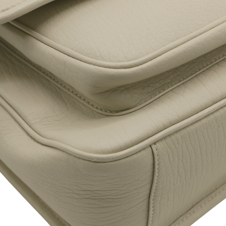 Yves Saint Laurent Large Niki Bag In White Leather