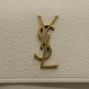 Yves Saint Laurent Large Niki Bag In White Leather