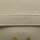 Yves Saint Laurent Large Niki Bag In White Leather