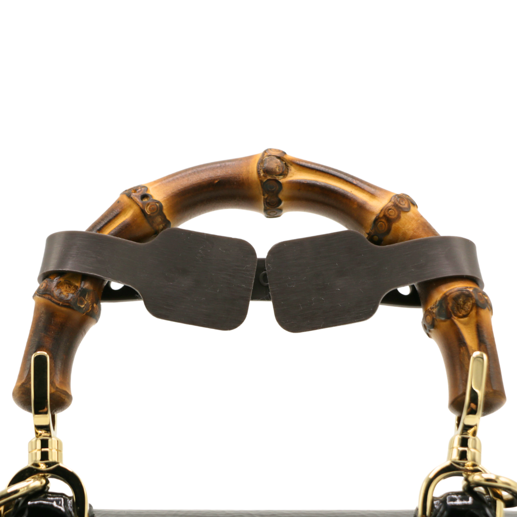 Gucci Bamboo 1947 Mini Top Handle Bag In Black 786482