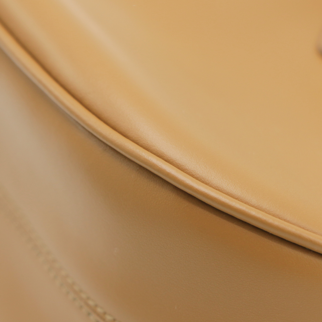 Prada Smooth Leather Mini Shoulder Bag in Camel