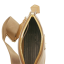 Prada Smooth Leather Mini Shoulder Bag in Camel