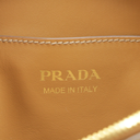 Prada Smooth Leather Mini Shoulder Bag in Camel