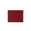 Saint Laurent Embossed Card Holder Wallet Pink