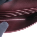 Christian Dior Oblique Burgundy Wallet on Chain