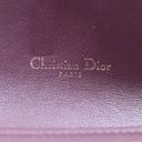Christian Dior Oblique Burgundy Wallet on Chain