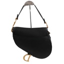 Christian Dior Classic Saddle Bag Black 