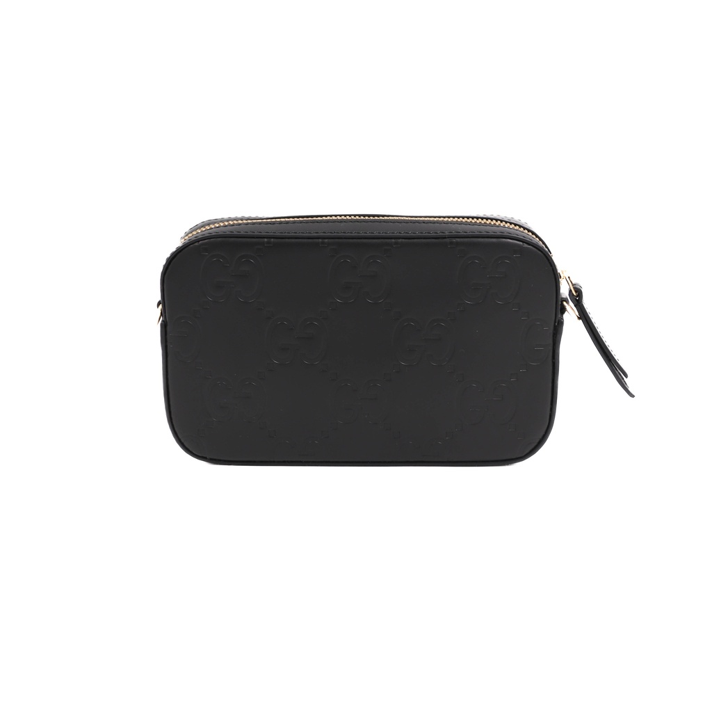 Gucci GG Super Mini Shoulder Bag in Black 781554
