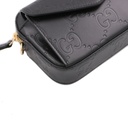 Gucci GG Super Mini Shoulder Bag in Black 781554