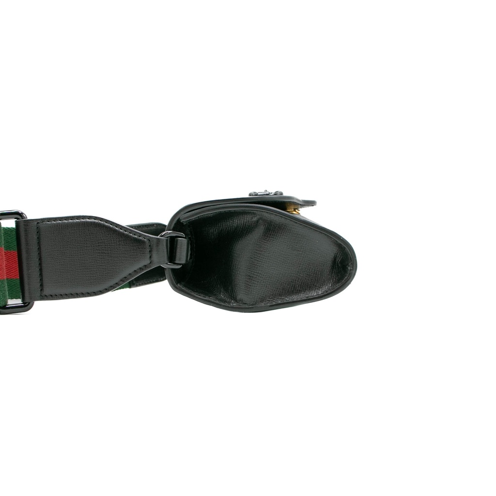 Gucci Horsebit 1955 Mini Crossbody Bag in Black 724713